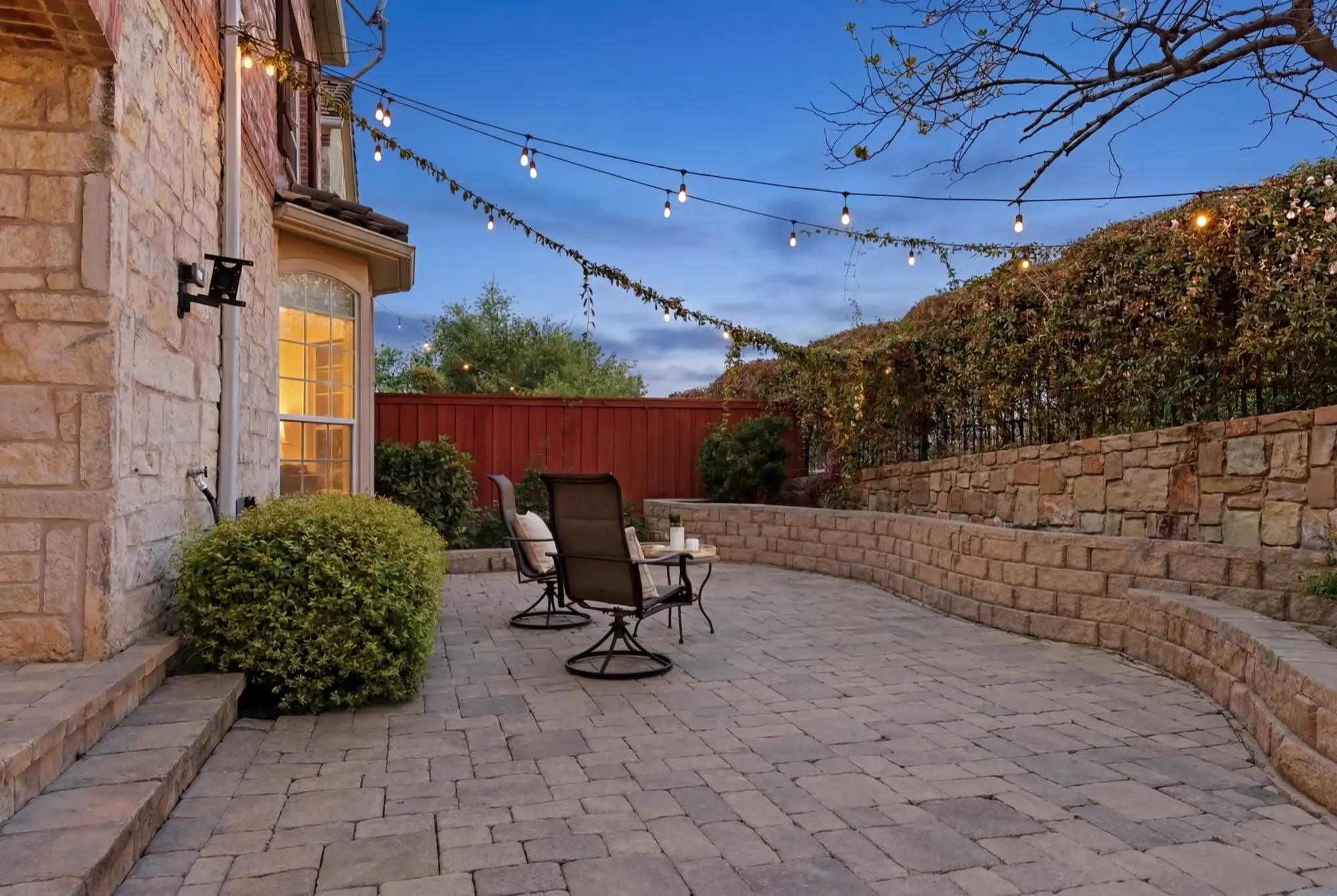 Backyard patio and outdoor living